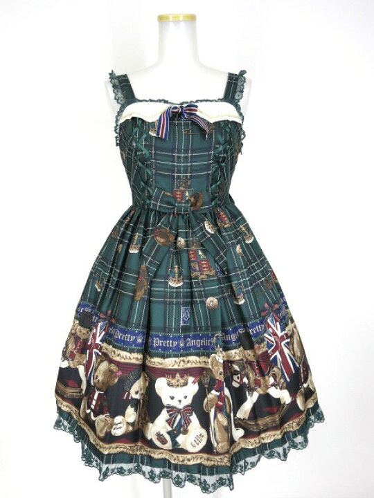 楽天市場】Angelic Pretty / British Bearジャンパースカート アンジェ