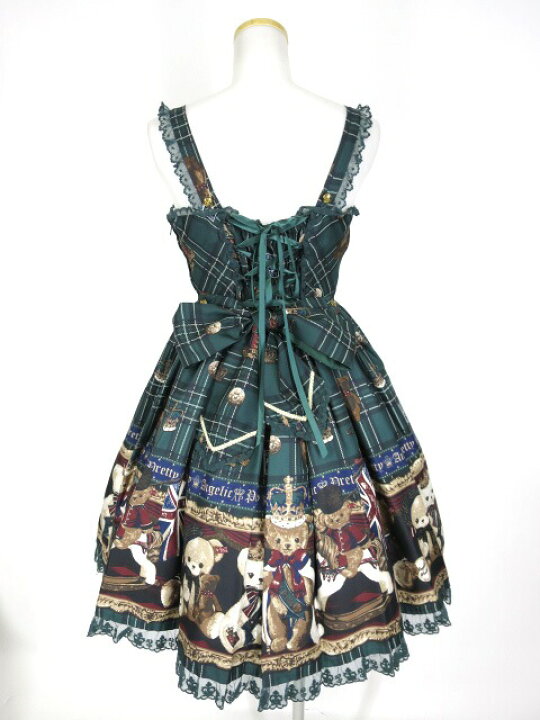 楽天市場】Angelic Pretty / British Bearジャンパースカート アンジェ  