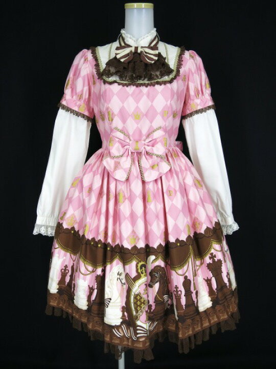 Angelic Pretty Meltyチョコレートオーバーニー ピンク Angelic pretty  