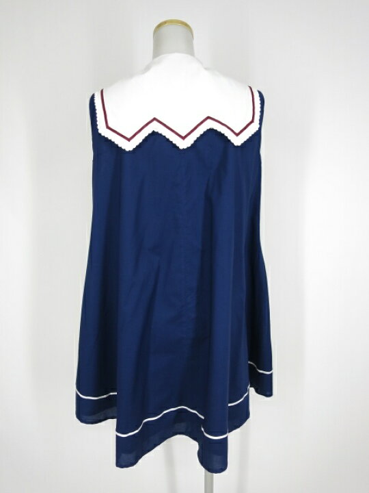 綿生地 クラシックスクールノースリーブ ワンピース アンジェリック  