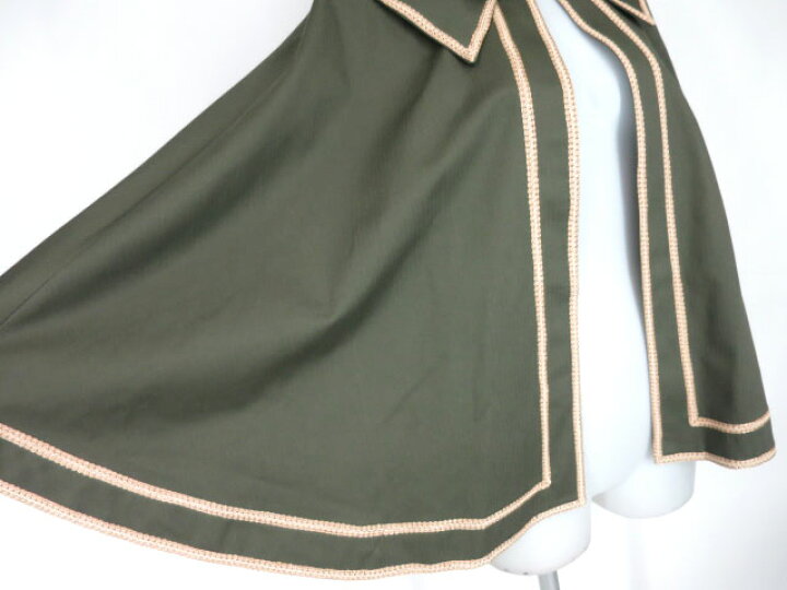 楽天市場】【中古】EXCENTRIQUE / ヘリンボン・ケープ エクサントリー 