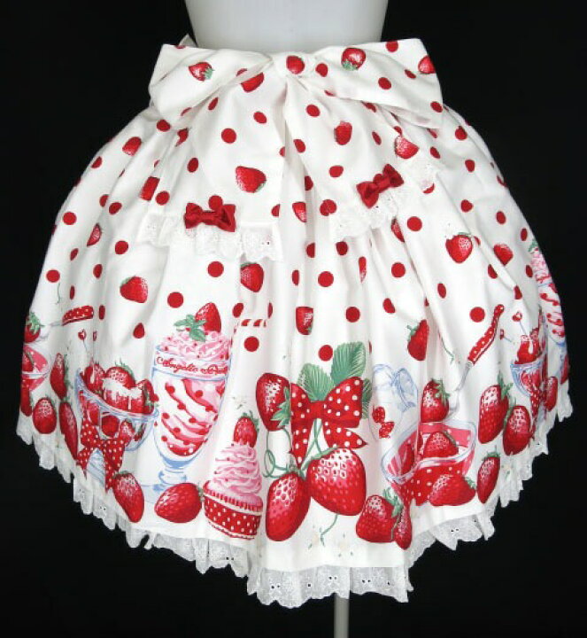 楽天市場】【中古】Angelic Pretty / Milky Berry スカート 
