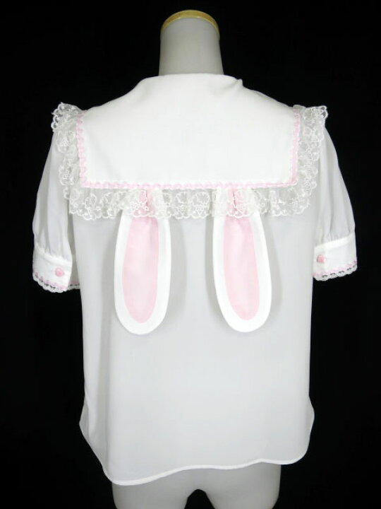 楽天市場】【中古】Angelic Pretty / Bunnyセーラーブラウス アンジェ 
