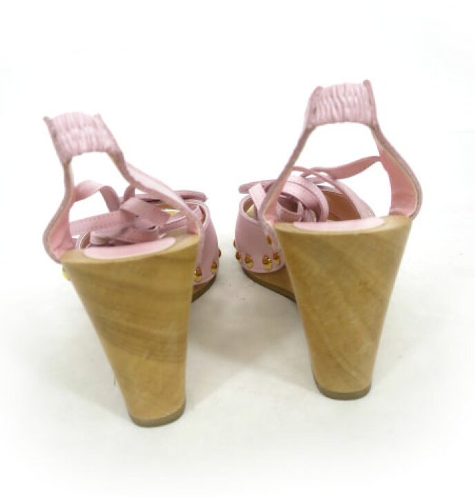 楽天市場】【中古】MILK / ハートウッドサンダル ミルク Mサイズ 