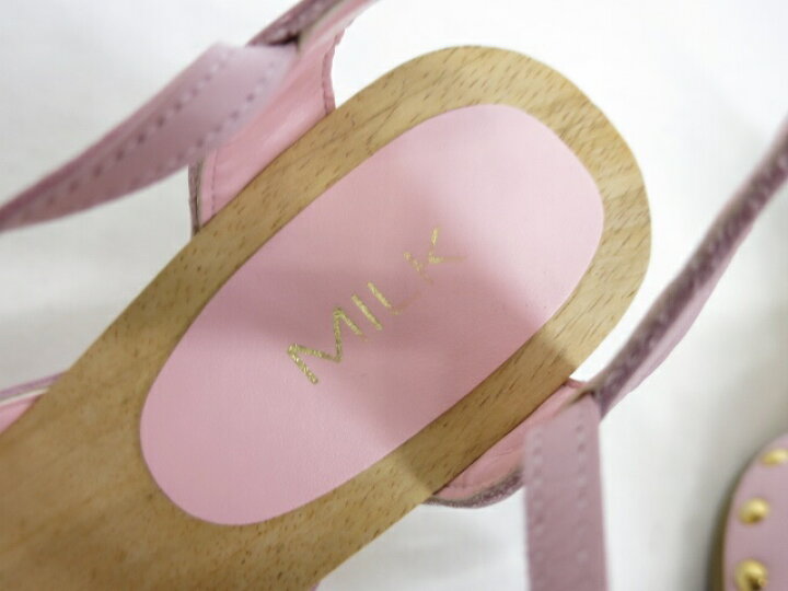 楽天市場】【中古】MILK / ハートウッドサンダル ミルク Mサイズ 