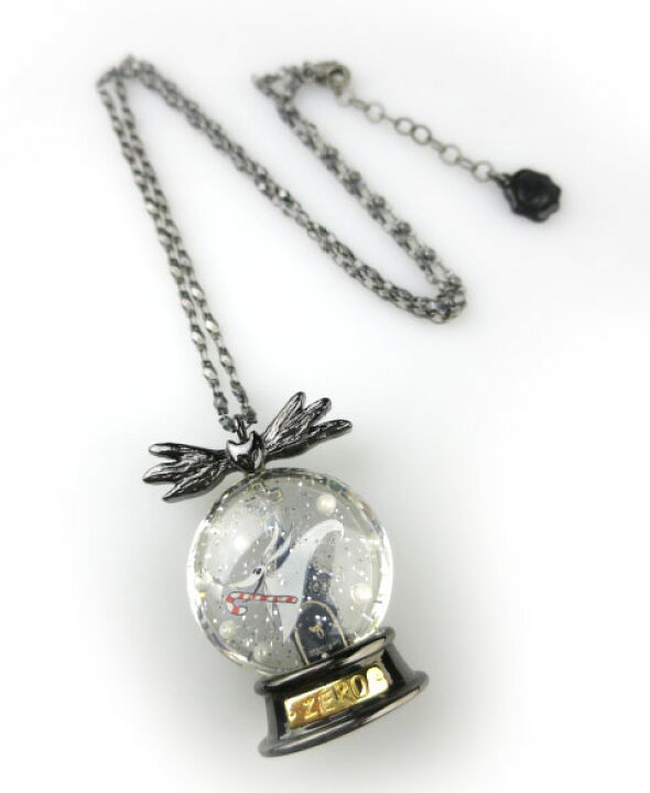 楽天市場】【中古】Q-pot.×Disney / Zero/The Snow Dome Necklace 