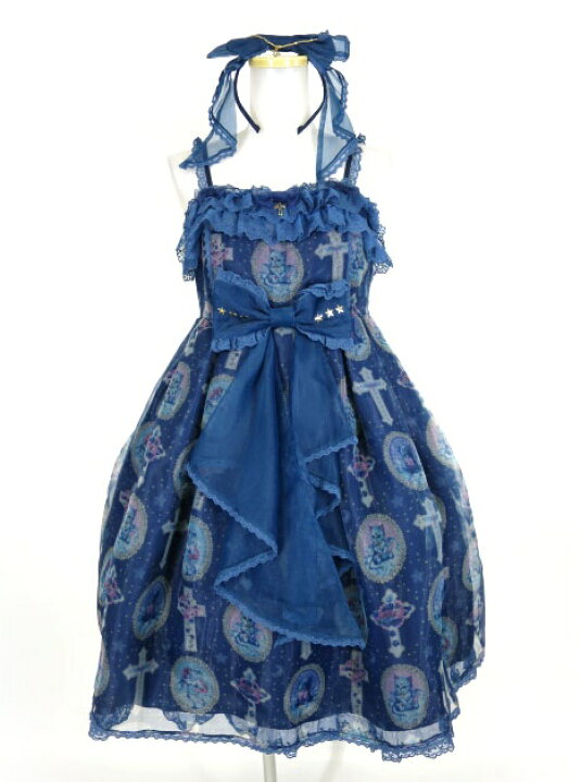 Angelic Pretty MilkyCross ワンピース&カチューシャ - 長袖・七分丈 