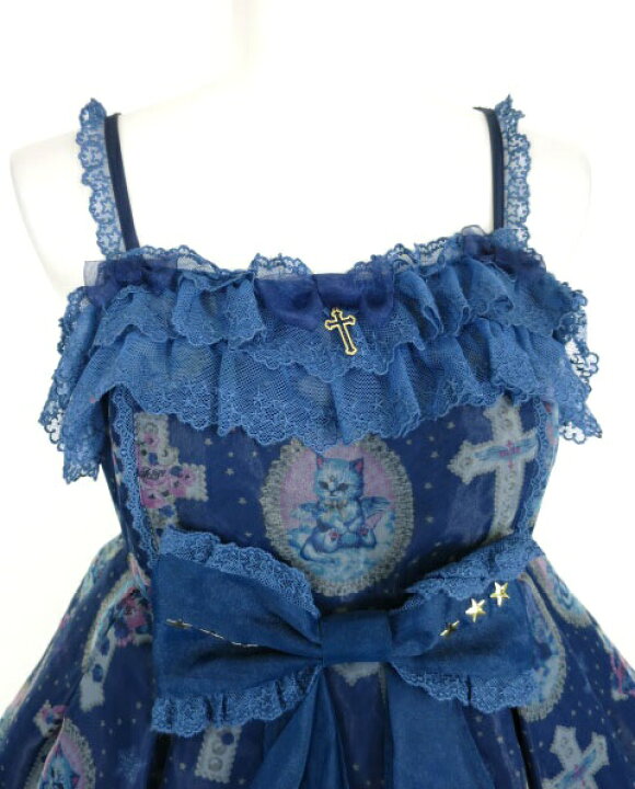 楽天市場】【中古】Angelic Pretty / Milky Cross ジャンパースカート  