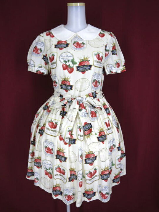 楽天市場】【中古】Jane Marple / ストロベリーラベルのラウンドカラー  