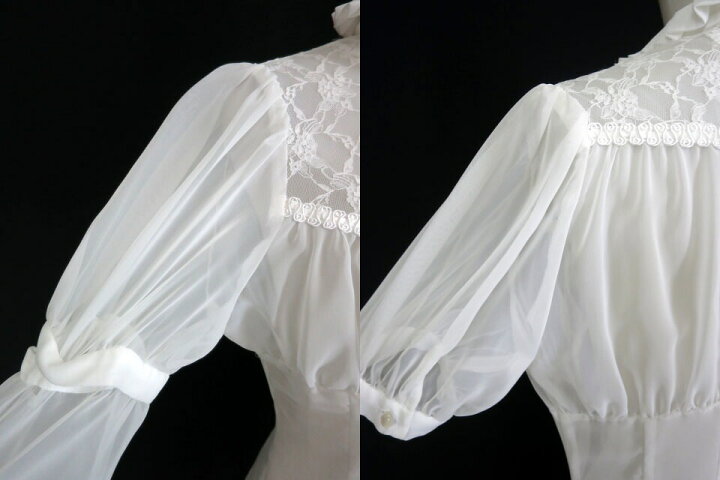 楽天市場】alice auaa / レース切替シースルーシフォンブラウス アリス  