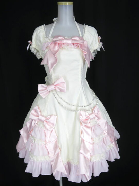 楽天市場】【中古】Angelic Pretty / リボンデコレーションワンピース  