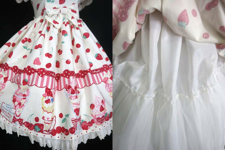 楽天市場】【中古】Angelic Pretty / Strawberry Parlour ワンピース 