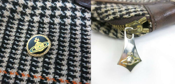 楽天市場】【中古】Vivienne Westwood / エナメルオーブボタン千鳥格子 
