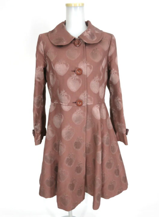 楽天市場】【中古】Leur Getter / ストロベリージャガードコート  