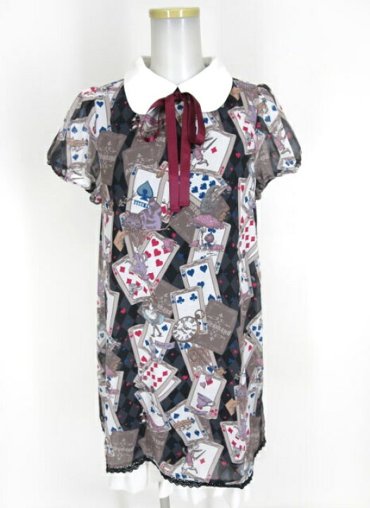 楽天市場】【中古】PUTUMAYO / アリス柄シフォンワンピース プトマヨ 