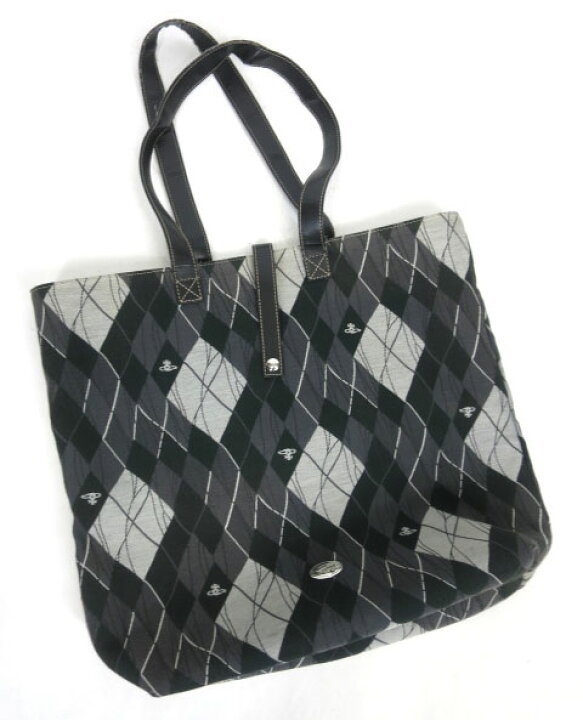 楽天市場】【中古】Vivienne Westwood / アーガイル柄トートバッグ 