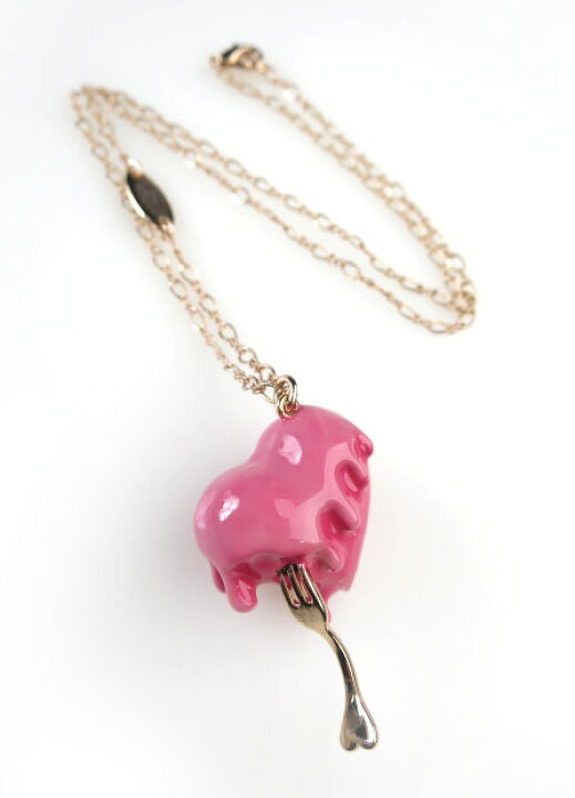 楽天市場】【中古】MILK / ハート フォンデュネックレス ミルク 