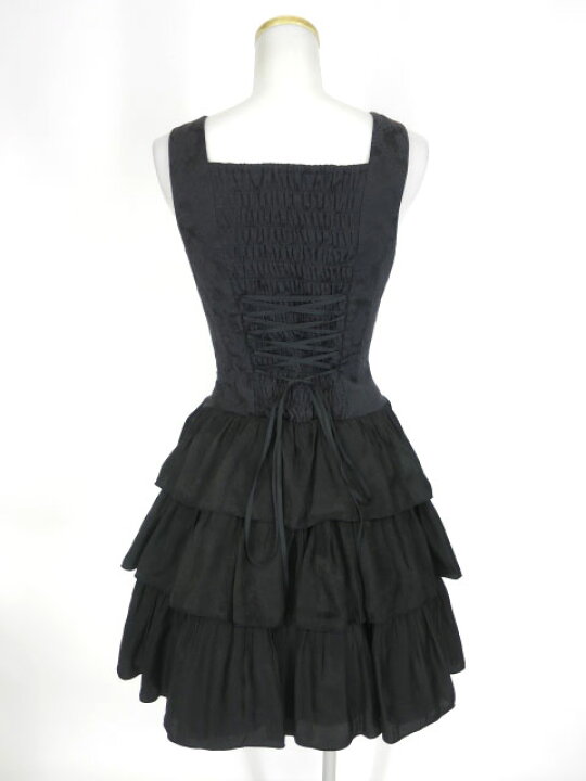 楽天市場】【中古】Sheglit / ダマスク柄ティアードワンピース  