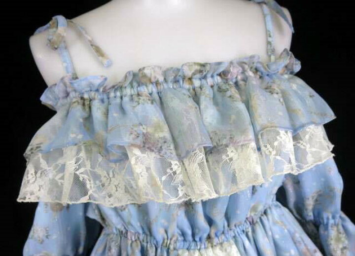 アリパイ オフィーリアブーケ〜花に葬られた夜〜柄ワンピース 