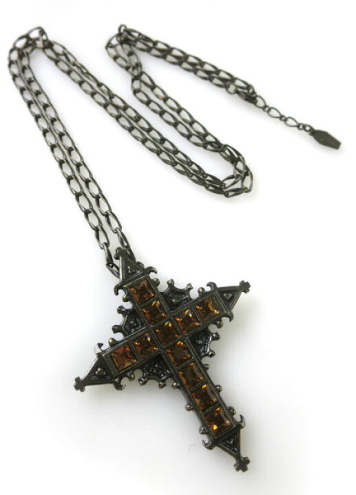 楽天市場】【中古】Moi-meme-Moitie / イエロージュエル十字架  