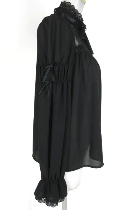 楽天市場】【中古】Moi-meme-Moitie / レースハイネックブラウス モワ  