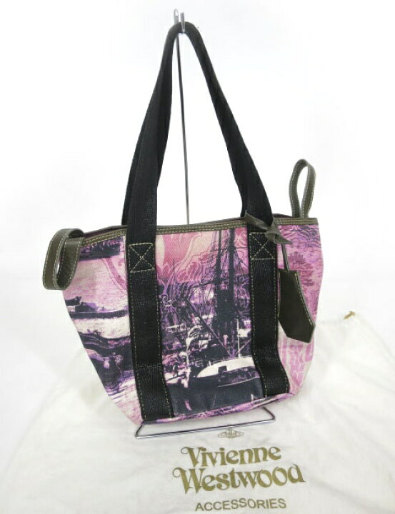 楽天市場】【中古】Vivienne Westwood / 総柄キャンバストートバッグ 