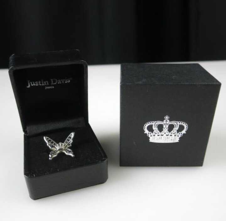 楽天市場】【中古】Justin Davis / CROWN BUTTERFLY ピアス SEJ216 