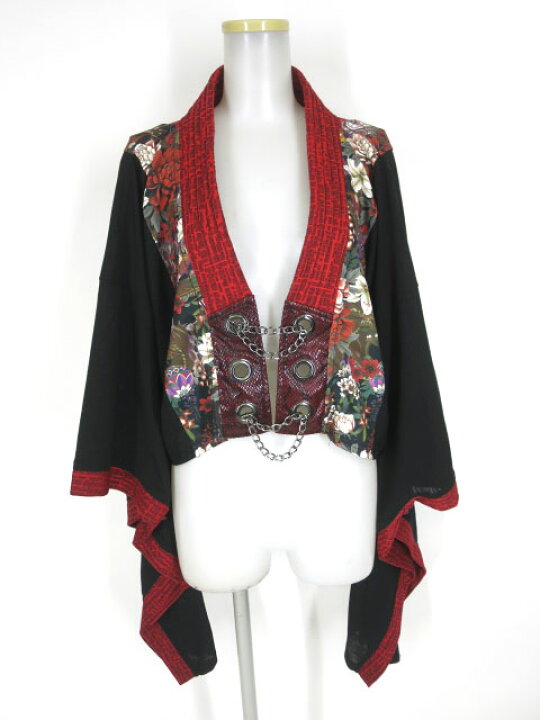 楽天市場】【中古】Qutie Frash / メッシュ切替着物カーディガン  