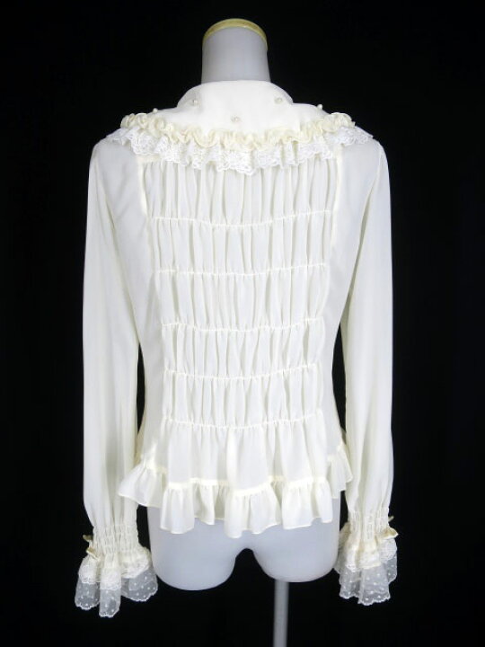 楽天市場】【中古】Angelic Pretty / ミニリボンパールブラウス 