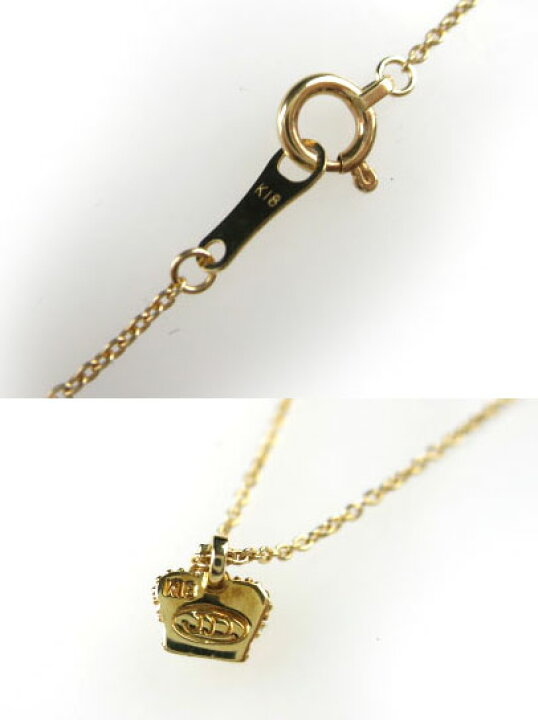 楽天市場】【中古】Justin Davis / PETITE CROWN K18 ネックレス 