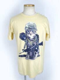 【中古】MILKBOY / CAT ARMY Tシャツ ミルクボーイ 猫 アーミー 戦車 B40802_2106