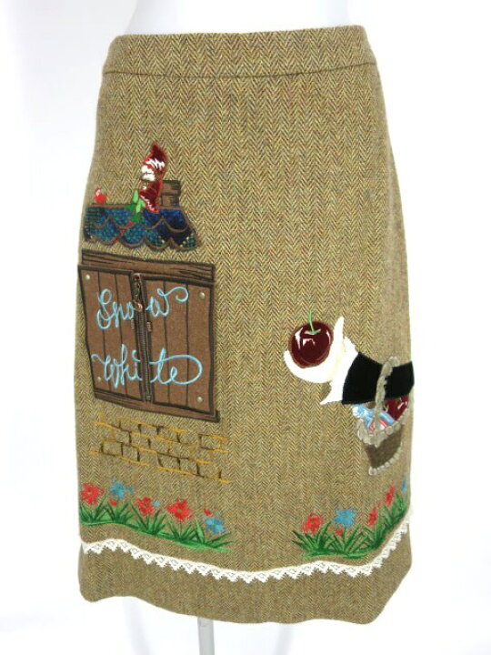 楽天市場】【中古】Jane Marple / 白雪姫アップリケ刺繍スカート 
