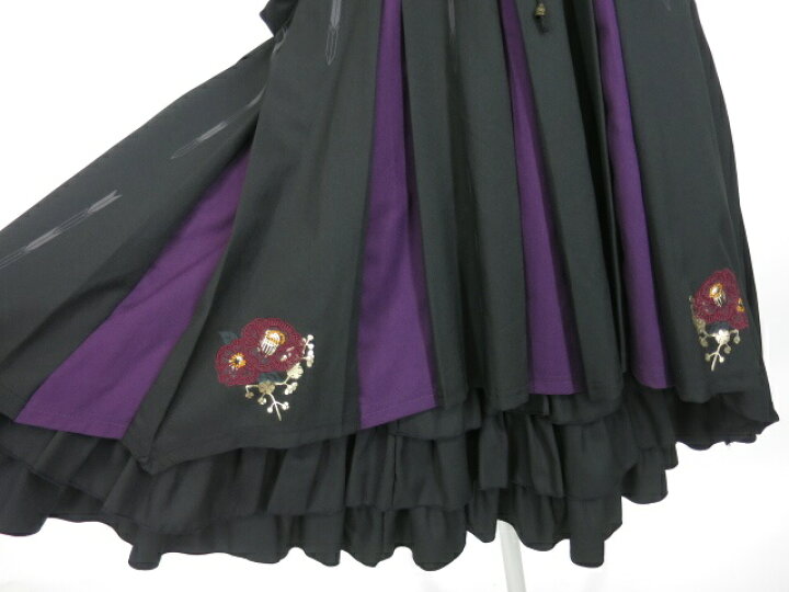 楽天市場】【中古】OZZ ONESTE / 椿刺繍 袴風スカート オッズオン  