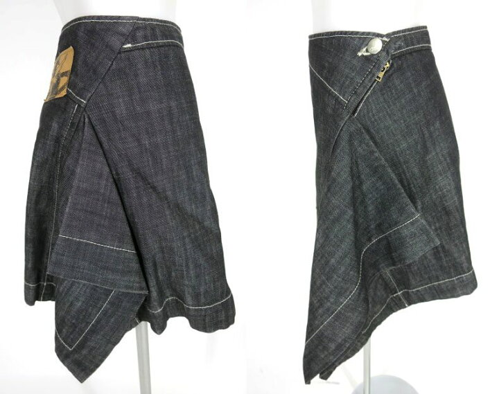 楽天市場】【中古】Vivienne Westwood RED LABEL / 変形デニムスカート 