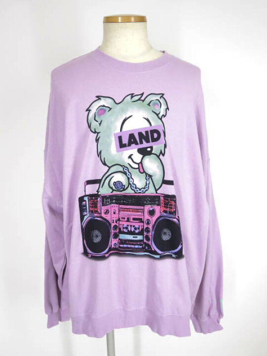 楽天市場】【中古】LAND by MILKBOY / LAND BEAR BOOMBOX スウェット 