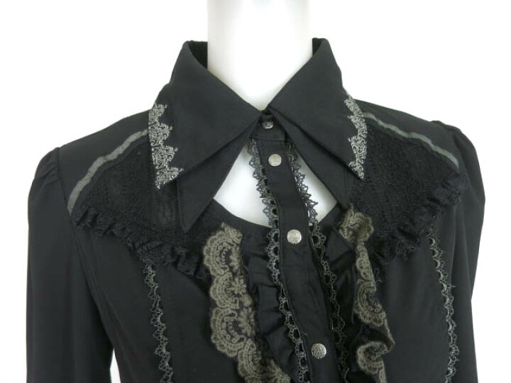 楽天市場】【中古】OZZ ONESTE / レース付きロングブラウス オッズオン 
