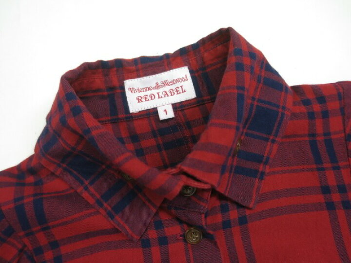 楽天市場】【中古】Vivienne Westwood RED LABEL / チェック柄シャツ 