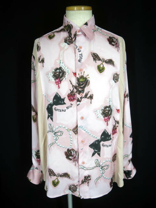 楽天市場】【中古】MILKBOY / CHOCOLATE ROSE シャツ ミルクボーイ 