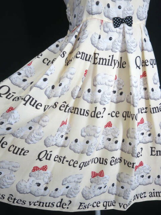 楽天市場】【中古】Emily Temple cute / プードルプリントノースリーブ 