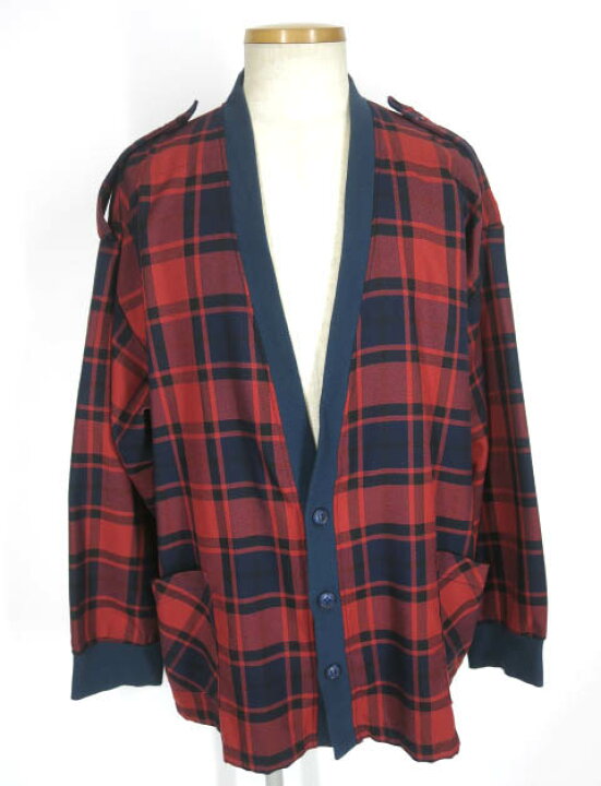 楽天市場】【中古】MILKBOY / TOY CHECK カーディガン ミルクボーイ 