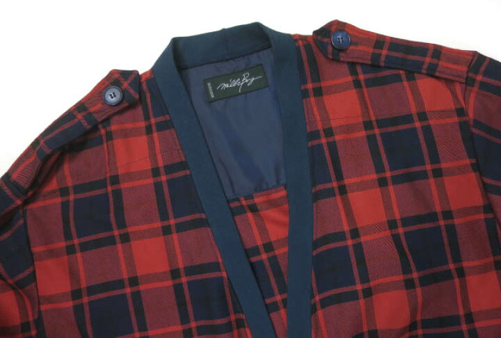 楽天市場】【中古】MILKBOY / TOY CHECK カーディガン ミルクボーイ 