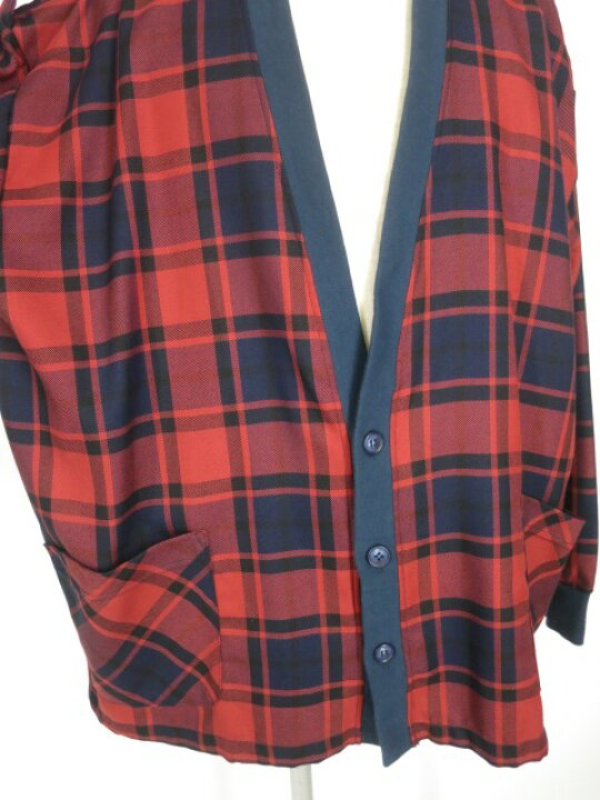 楽天市場】【中古】MILKBOY / TOY CHECK カーディガン ミルクボーイ 