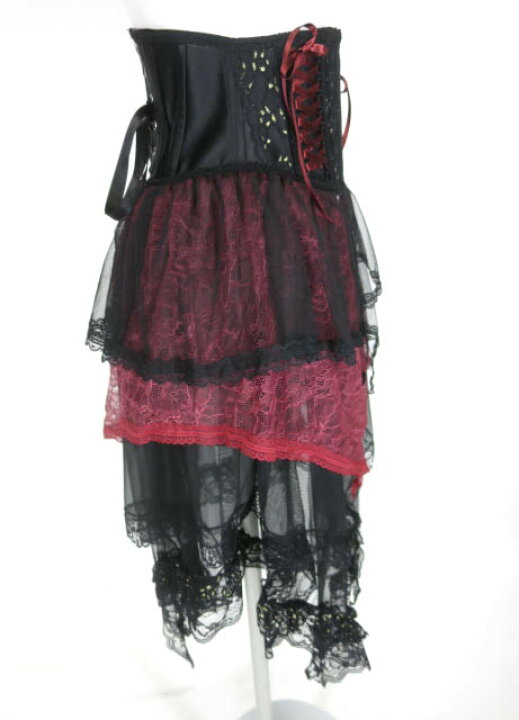 楽天市場】MR corset / ティアード金糸レーステール ベリーショート  