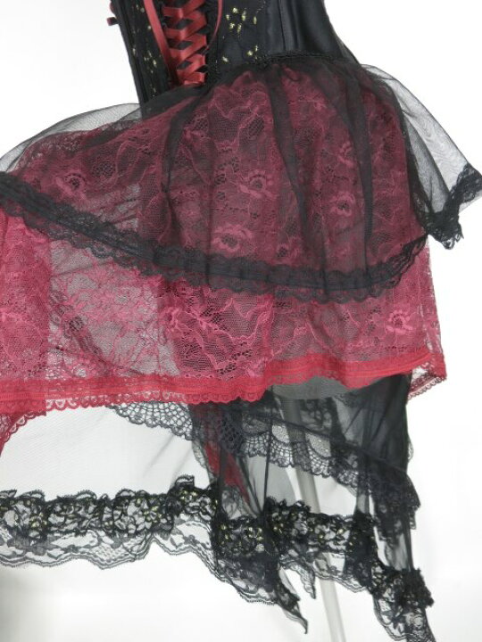 楽天市場】MR corset / ティアード金糸レーステール ベリーショート  