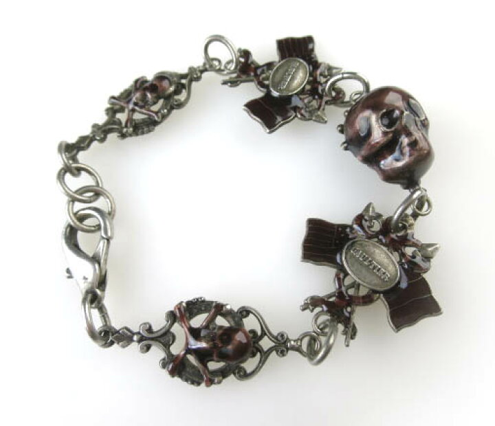 楽天市場】【中古】Jean Paul GAULTIER / スカルチャームブレスレット 