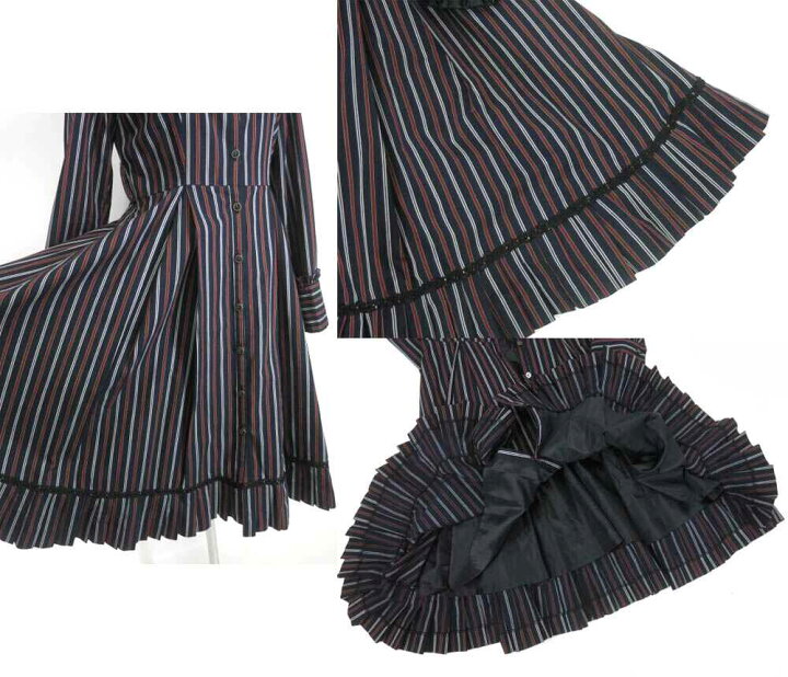 楽天市場】【中古】Victorian maiden / レジメンタルストライプドレス  