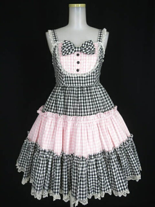 楽天市場】【中古】 Angelic Pretty / 夢色ギンガムジャンパースカート 