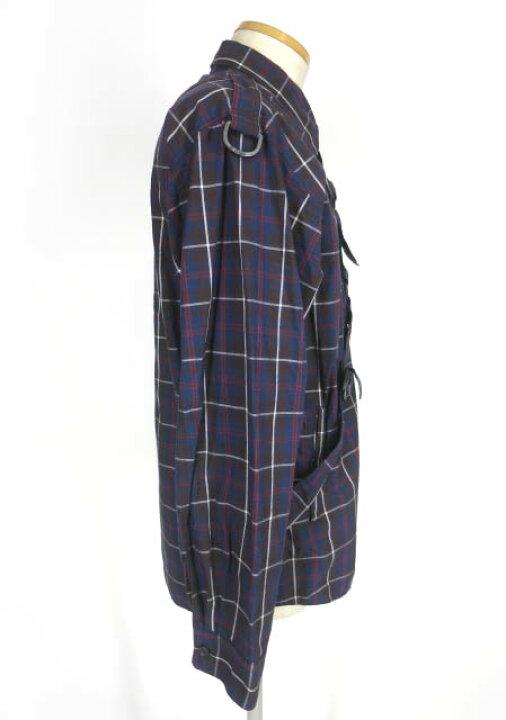 楽天市場】【中古】 MILKBOY / チェック柄 パラシュートシャツ ミルク 