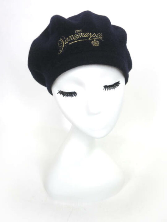 楽天市場】【中古】 Jane Marple / ポンポン付きフェルトベレー帽 