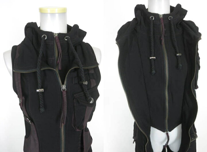 楽天市場】【中古】 Ozz Croce / フード付きレイヤード風ジップアップ 